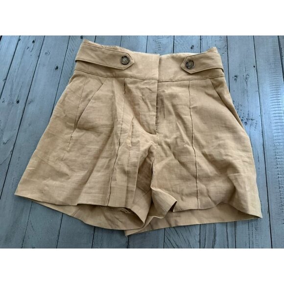 VERONICA BEARD Linen Shorts Size 00 - Picture 3 of 4
